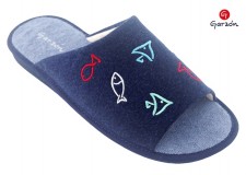 Garzon Casa Especial slippers Parquet design "colored fish".